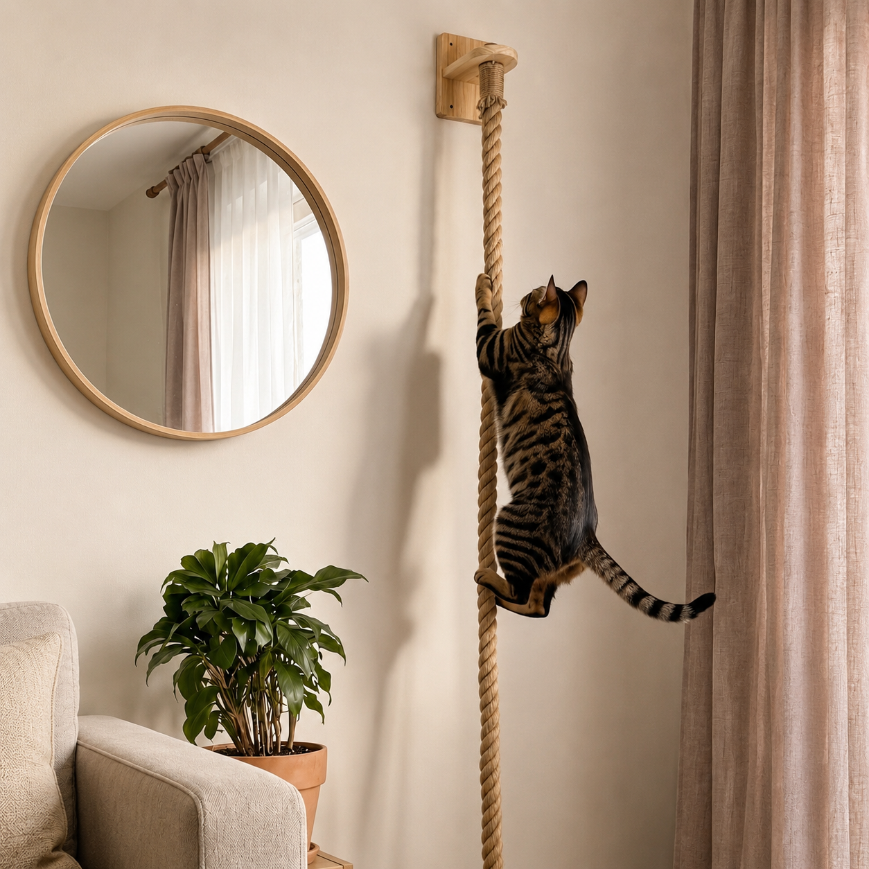 MeowClimb™ Rope Tower